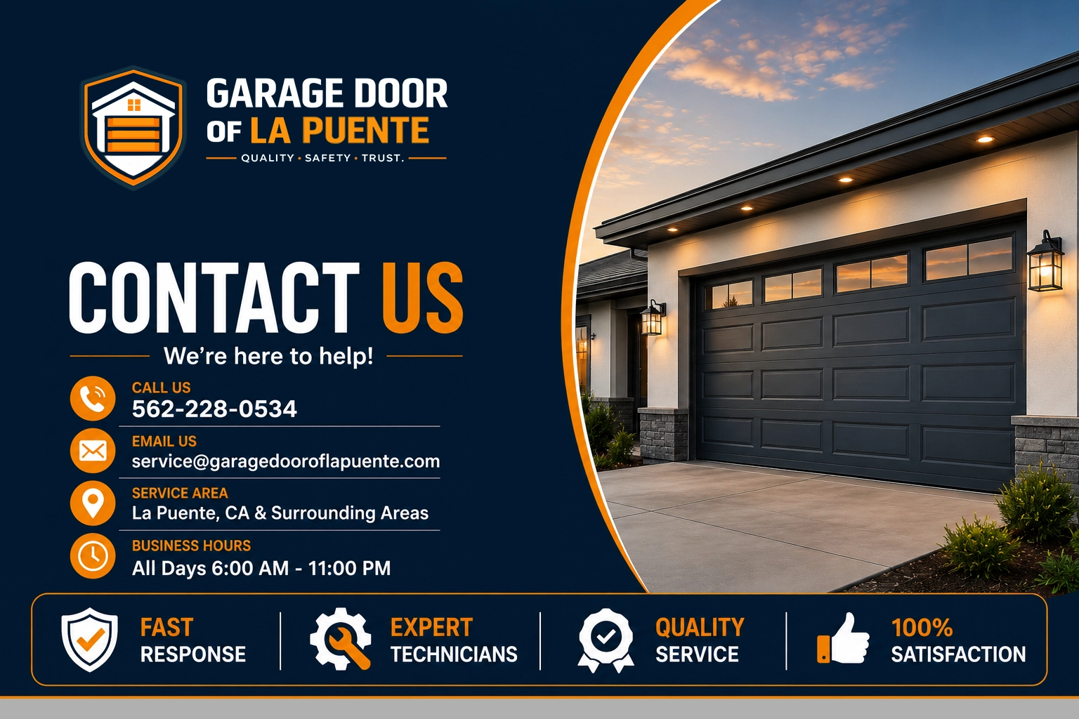 Garage Door Of La Puente CA